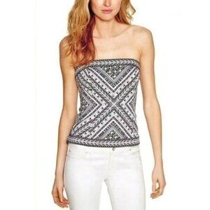 2/$30 White House Black Market Bustier Top w Removable Straps 6 #9902
